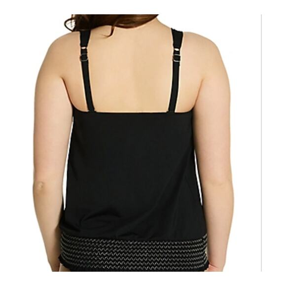 Coco Reef Classic Solid Grace Bra Sized Tankini Top 32C NWT - Picture 4 of 5